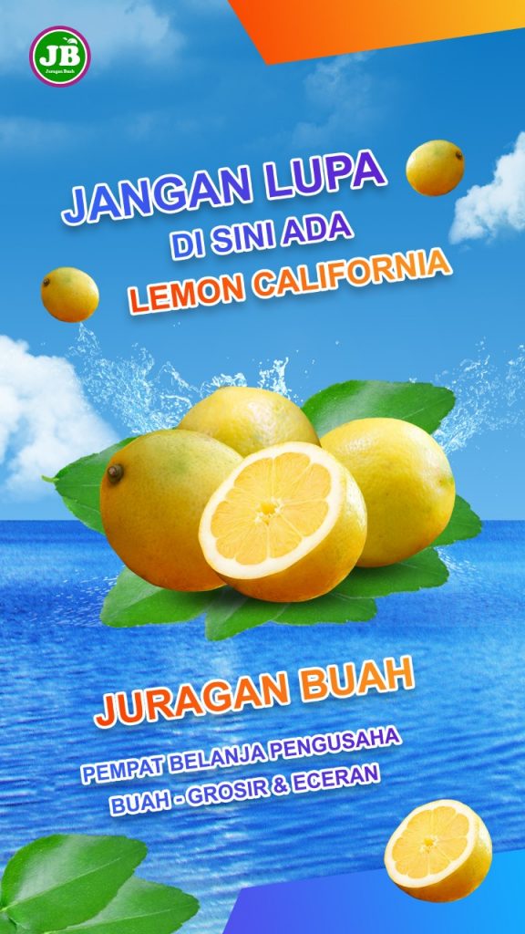 Jual Jeruk Lemon California Grosir dan Eceran Murah dan Berkualitas untuk masyarakat Jakarta, Bogor, Tangerang, Bekasi, dan sekitarnya