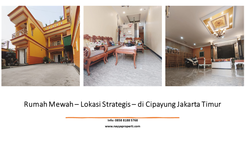 Jual Rumah Mewah - Strategis - SHM - Sangat Terawat di Cipayung Jakarta Timur
