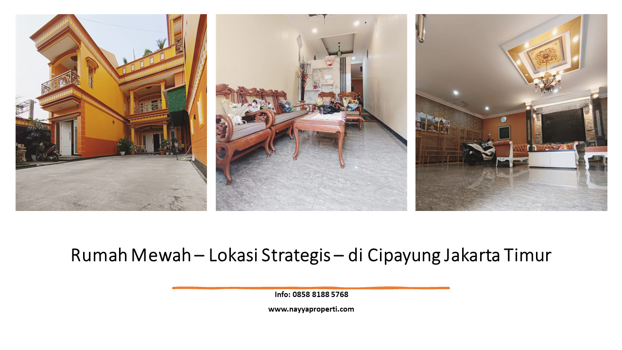 Jual Rumah Mewah - Strategis - SHM - Sangat Terawat di Cipayung Jakarta Timur